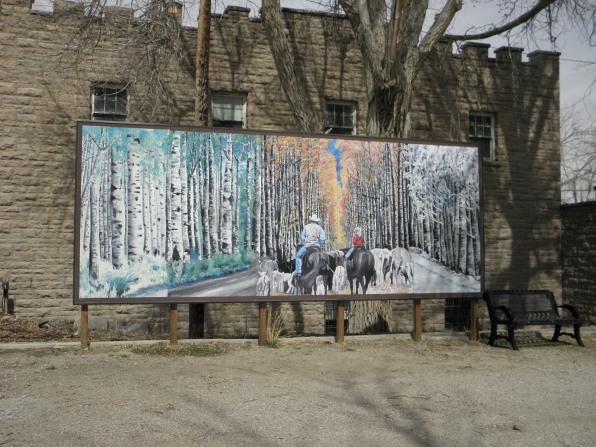 mural at the pen